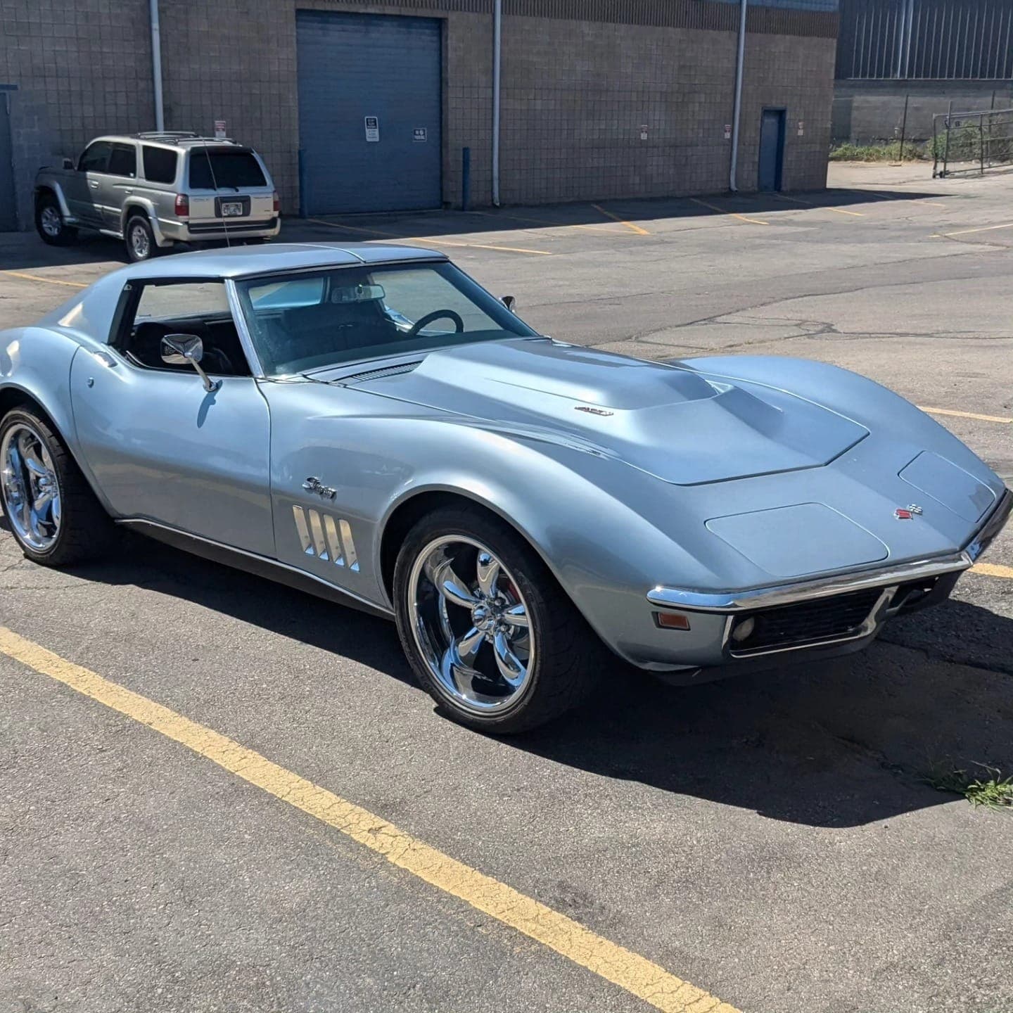 Silver LS7-powered C3 Corvette tuned on an ACES Jackpot fuel injection system at Turbo Lab in Orem