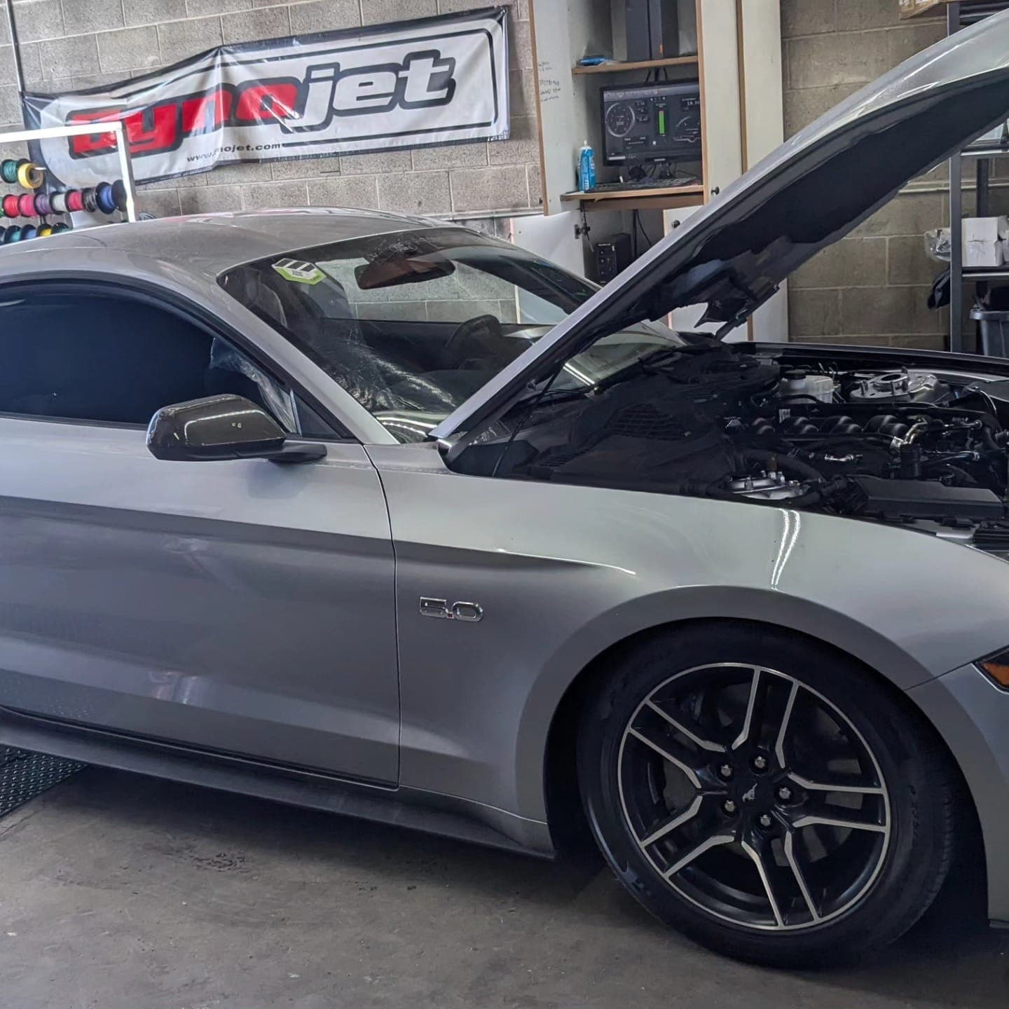 2014 Roush Mustang with a Whipple supercharger on the Dynojet at Turbo Lab in Orem, UT